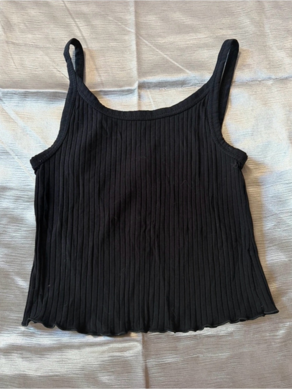 Old Navy Black Ribbed Tank Cami